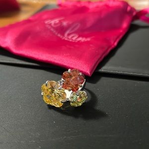 Park lane 3 gem ring size 6